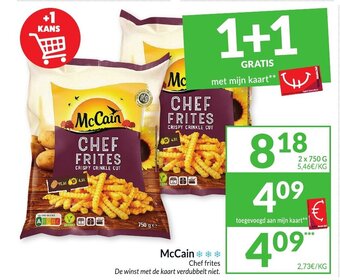 Intermarché McCain Chef Frites aanbieding