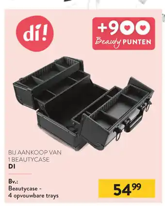 Di Bij aankoop van 1 beautycase DI aanbieding