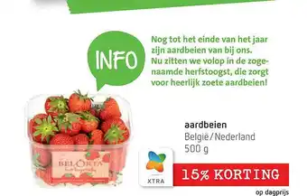 Spar Aardbeien aanbieding