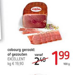 Spar Cobourg gerookt of gezouten aanbieding