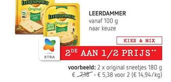 Spar Leerdammer aanbieding