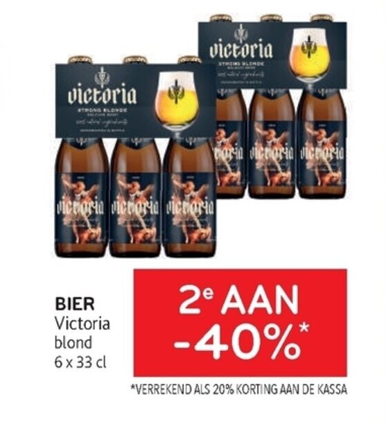 Victoria Bier Blond 6 x 33 cl promotie bij Alvo