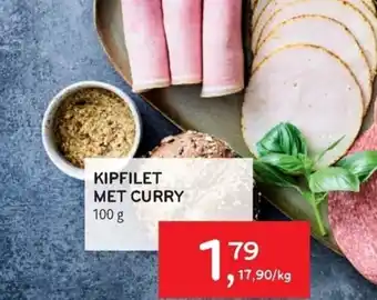 Alvo Kipfilet Met Curry 100g aanbieding