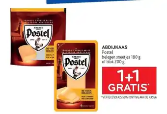 Postel Abdijkaas belegen sneetjes 180g of blok 200g