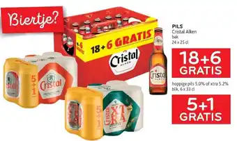 Alvo Pils Cristal Alken bak 24 x 25 cl aanbieding