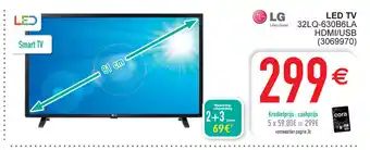 Cora LG LED TV 32LQ-630B6LA HDMI/USB (3069970) aanbieding