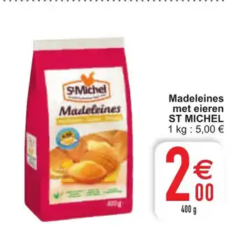 St Michel Madeleines met eieren
