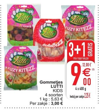 Cora Lutti Gommetjes aanbieding