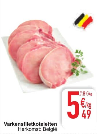 Cora Varkensfiletkoteletten aanbieding