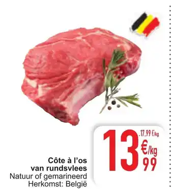 Côte à l'os van rundsvlees