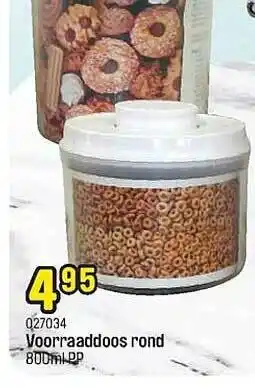 Voorraaddoos rond