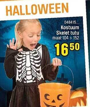 Kostuum skelet tutu