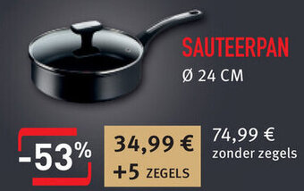 Cora Tefal sauteerpan 24CM aanbieding
