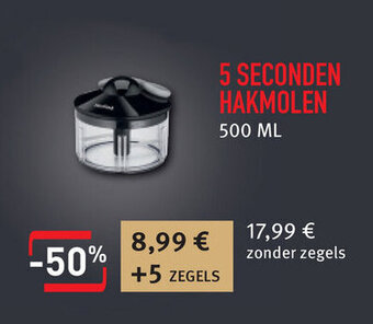Tefal 5 seconden hakmolen 500ML