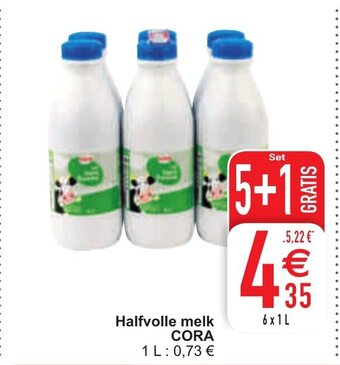 Cora Halfvolle melk aanbieding