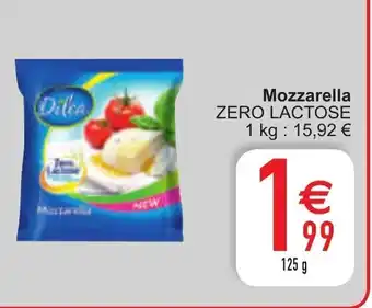 Cora Mozzarella Zero Lactose aanbieding