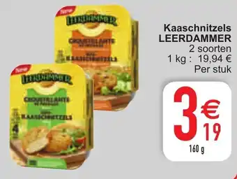 Cora Leerdammer Kaaschnitzels aanbieding