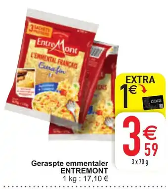 Cora Entremont Geraspte emmentaler aanbieding