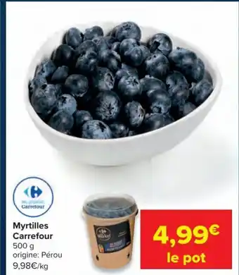 Myrtilles 500G