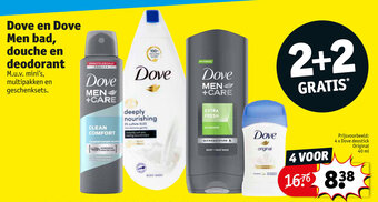 Kruidvat Dove en Dove Men bad, douche en deodorant aanbieding