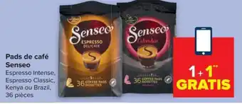 Carrefour Market Senseo pads de cafe 36 pieces aanbieding