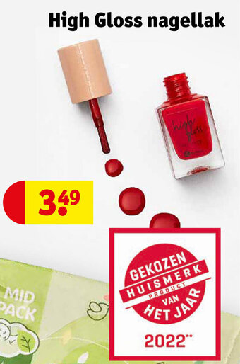 Kruidvat High Gloss nagellak aanbieding