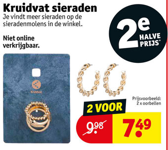 Kruidvat Kruidvat sieraden aanbieding