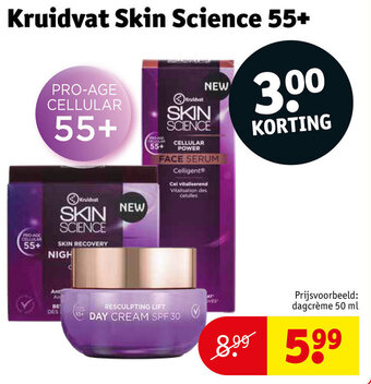 Kruidvat Kruidvat Skin Science 55+ aanbieding