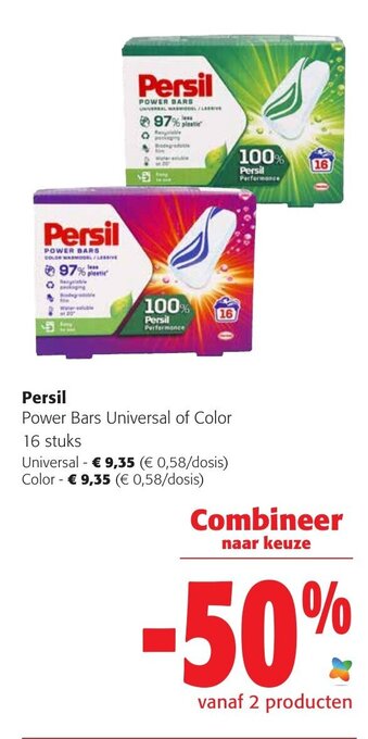 Colruyt Persil power bars universal aanbieding