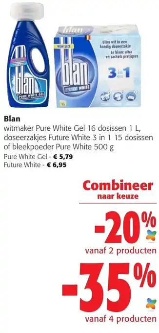 Colruyt Blan pure white gel 1L aanbieding