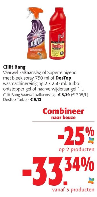 Cillit Bang vaarwel kalkaanslag 750ML