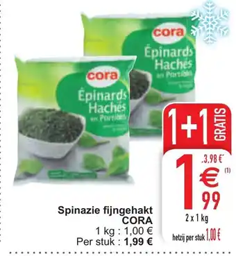 Spinazie fijngehakt