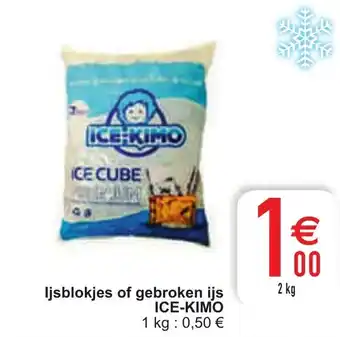 Ice-Kimo Ijsblokjes of gebroken ijs