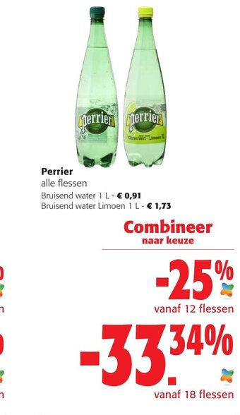 Colruyt Perrier bruisend water 1L aanbieding