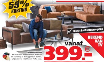 Seats and Sofas Model bellagio aanbieding