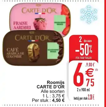 Cora Carte D' or Roomijs aanbieding