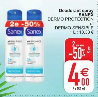 Cora Sanex Deodorant spray aanbieding