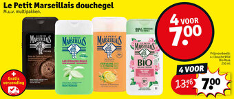 Kruidvat Le Petit Marseillais douchegel aanbieding