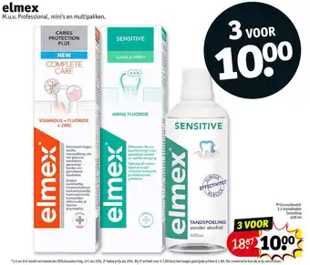 Kruidvat Elmex M.u.v. Professional, mini's en multipakken aanbieding