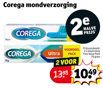 Kruidvat Corega mondverzorging aanbieding