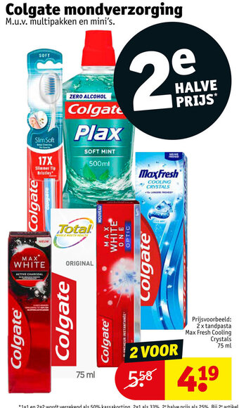 Kruidvat Colgate mondverzorging aanbieding
