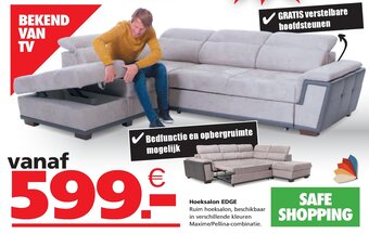 Seats and Sofas Hoeksalon edge aanbieding