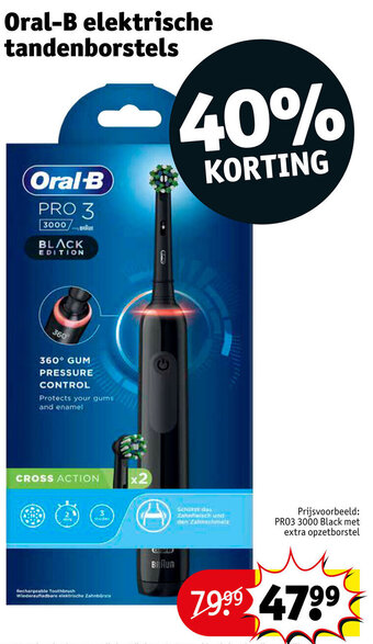 Kruidvat Oral-B elektrische tandenborstels aanbieding
