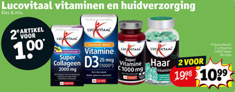 Kruidvat Lucovitaal vitaminen en huidverzorging aanbieding