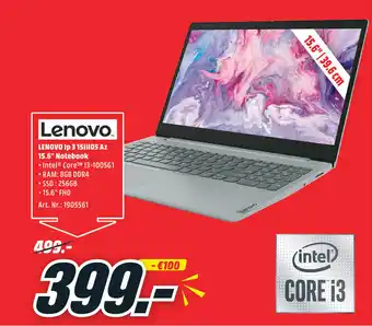 Lenovo ip 3 15iiI05 Az 15.6 notebook