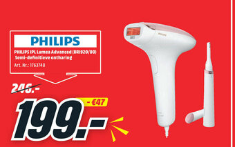 MediaMarkt Philips ipl lumea advanced (bri920/00) semi-definitieve ontharing aanbieding