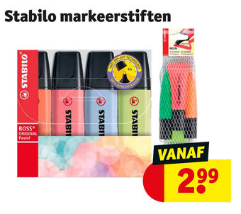 Kruidvat Stabilo markeerstiften aanbieding