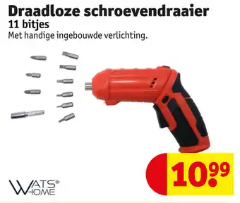 Kruidvat Draadloze schroevendraaier aanbieding