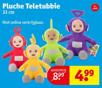 Kruidvat Pluche Teletubbie 33cm aanbieding