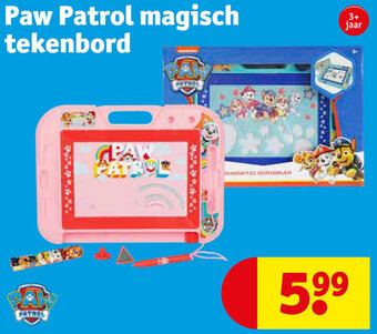 Kruidvat Paw Patrol magisch tekenbord aanbieding